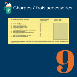 Charges - frais accessoires