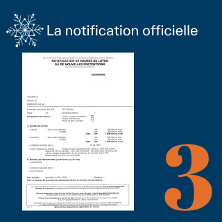 La notification officielle