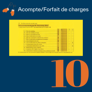 Acompte - Forfait de charges